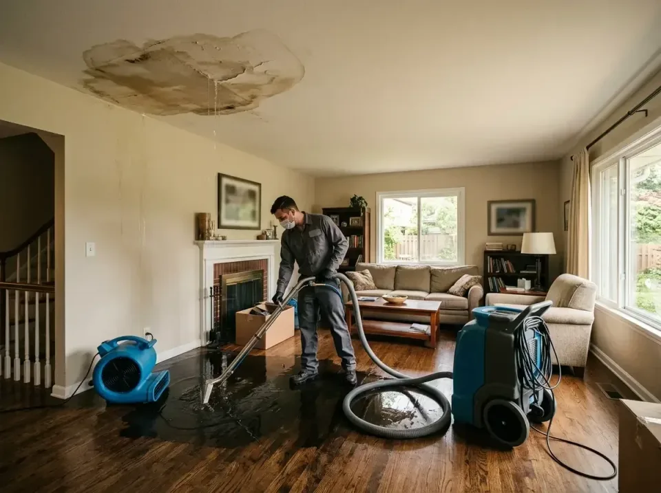 attic-pipe-burst-ceiling-drip-008 — frequently asked questions, Water Damage Restoration & Carpet Care in Utica, OH